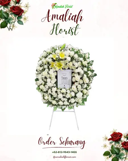 Krans Bunga Duka Sleman